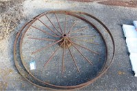 Metal Wagon Wheels 54”