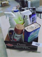 Assorted Cleaners & Bug Spray (Partials)