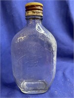 Old Quaker Whiskey Bottle with original lid.