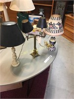 LOT 3 SMALL LAMPS