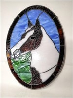 Stained Glass Horse Window / Decor