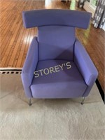 Purple Accent Arm Chair ~28 x 28 x 15