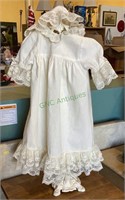 Antique style cast-iron dress mannequin with a