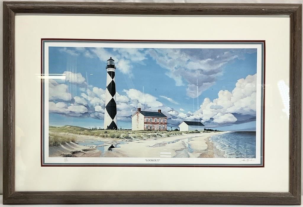 Alan Cheek S/N NC Lighthouse Art Print