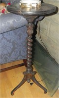 Vintage Spiral Pedestal Plant Stand