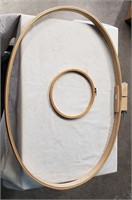 2 knitting hoops