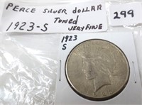 1923-S Peace silver dollar