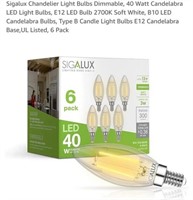 MSRP $20 Chandelier Light Bulbs