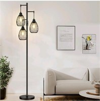 Nintiu Farmhouse Industrial Floor Lamp Standing Tr