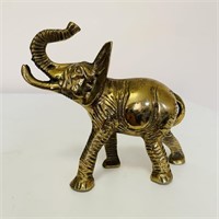 Vtg. Brass Elephant Figurine