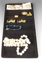 Lot # 4109 - Lot of costume jewelry: Carved