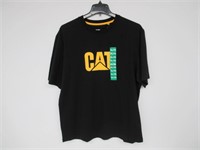 Caterpillar Men's XL Crewneck T-shirt, Black Extra