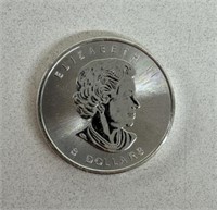 2015 $8 SILVER CANADIAN (1 1/2oz) COIN