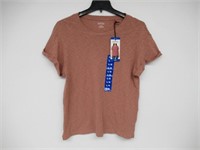 Buffalo Women's LG Cuffed Short Sleeve T-shirt,