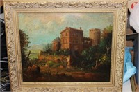 An Oil on Board by Listed? Artist Bertigini