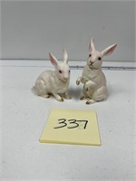 Vintage Porcelain Bunny Rabbit Japan Figurines