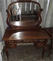 Vintage vanity desk w/ mirror