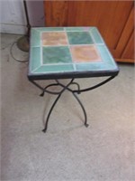 Tile Top Patio Stand