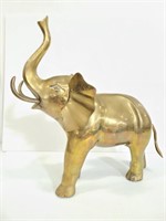 Brass elephant decor figure