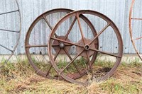 2 - 30" STEEL WHEELS