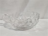 Clear Glass Handled Dish