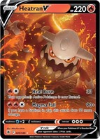 Heatran V 025/189 Ultra Rare Pokemon Astral Radian