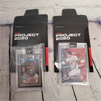 QTY 2 2020 Topps MMXX Project 2020 Trading Cards