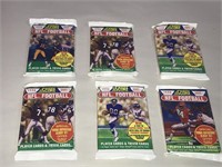 1990 Score Football Cards LOT of 6 Unopened Packs