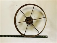 Vintage 15in metal wheel