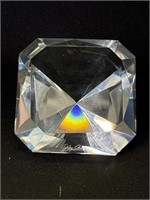 Vintage diamond shaped crystal