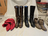 4 Pairs of Ladies Dress Boots