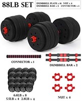 Adjustable Dumbbell Barbell Set