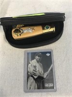 FRANKLIN MINT FOLDING KNIFE-BABE RUTH,