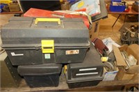Toolboxes and Contents, Reflectors, Hardware Bin