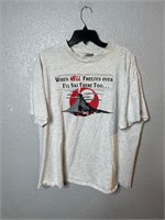 Vintage Hell Freezes Over I’ll Ski There Too Shirt