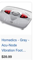 Homedics - Gray - Acu-Node Vibration Foot