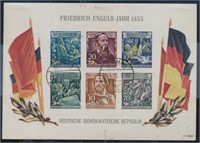 GERMAN DDR #264a SOUVENIR SHEET USED VF