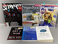 Slipknot and vegan food magazines…. 
The art of