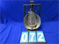 DIETZ INSPECTORS LANTERN NYC LINES ETCHED GLOBE