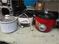 3 Crock Pots