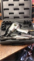 Air impact wrench & ratchet set