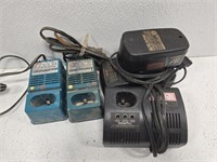 Estate lot of 4 battery chargers
