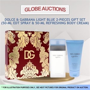 DOLCE & GABBANA LIGHT BLUE 2PCS GIFT SET(MSP:$199)