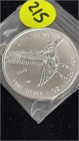 2015 1 OZ .999 $5 SILVER CANADIAN BIRDS OF PREY