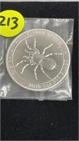 2015 1 OZ .999 SILVER AUSTRALIAN FUNNEL-WEB SPIDER