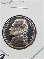 2002-S Proof Jefferson Nickel