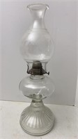 Antique White Flame Oil Lamp