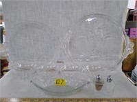 Various Clear Kitchen Glassware Lot