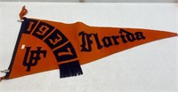 1937 Florida UF felt pennant / banner