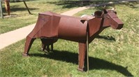 Betsy the metal cow